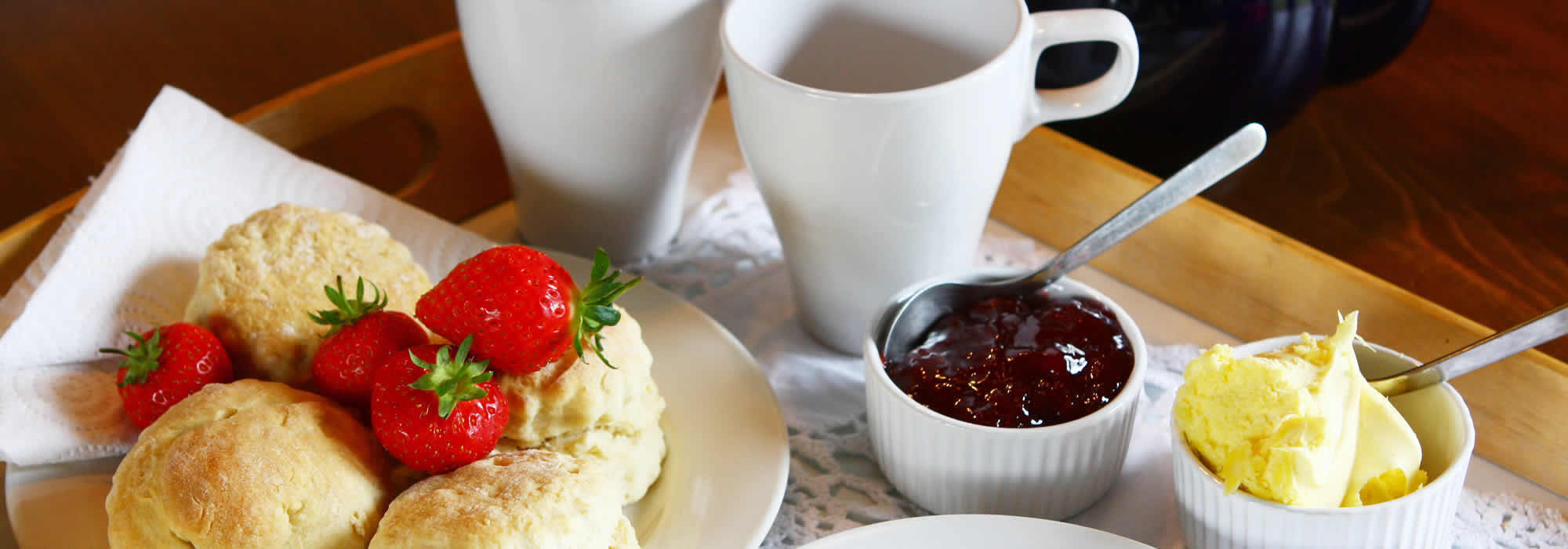 Enjoy a traditional Devon Cream Tea